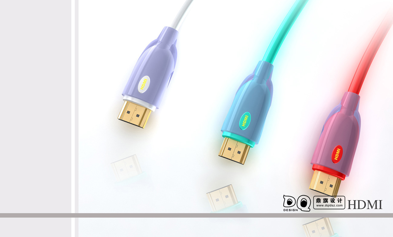HDMI高清数据线，消费电子,3C产品设计