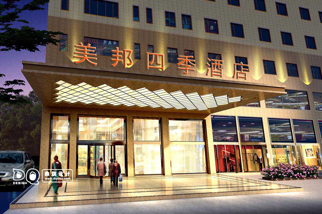 建筑外观设计,酒店外观设计