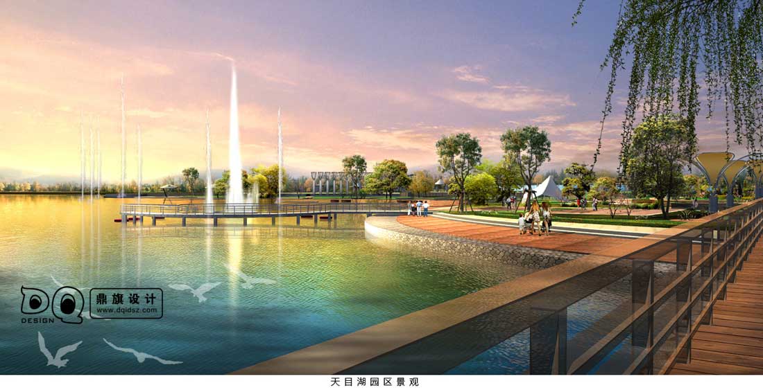 江苏常州天目湖园区环境景观设计,主题公园设计,景观设计